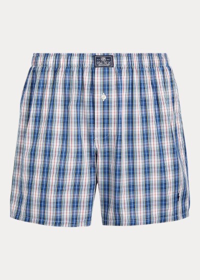 Boxer Polo Ralph Lauren Hombre Azul Marino Multicolor - Plaid Cotton - TCXOL7230